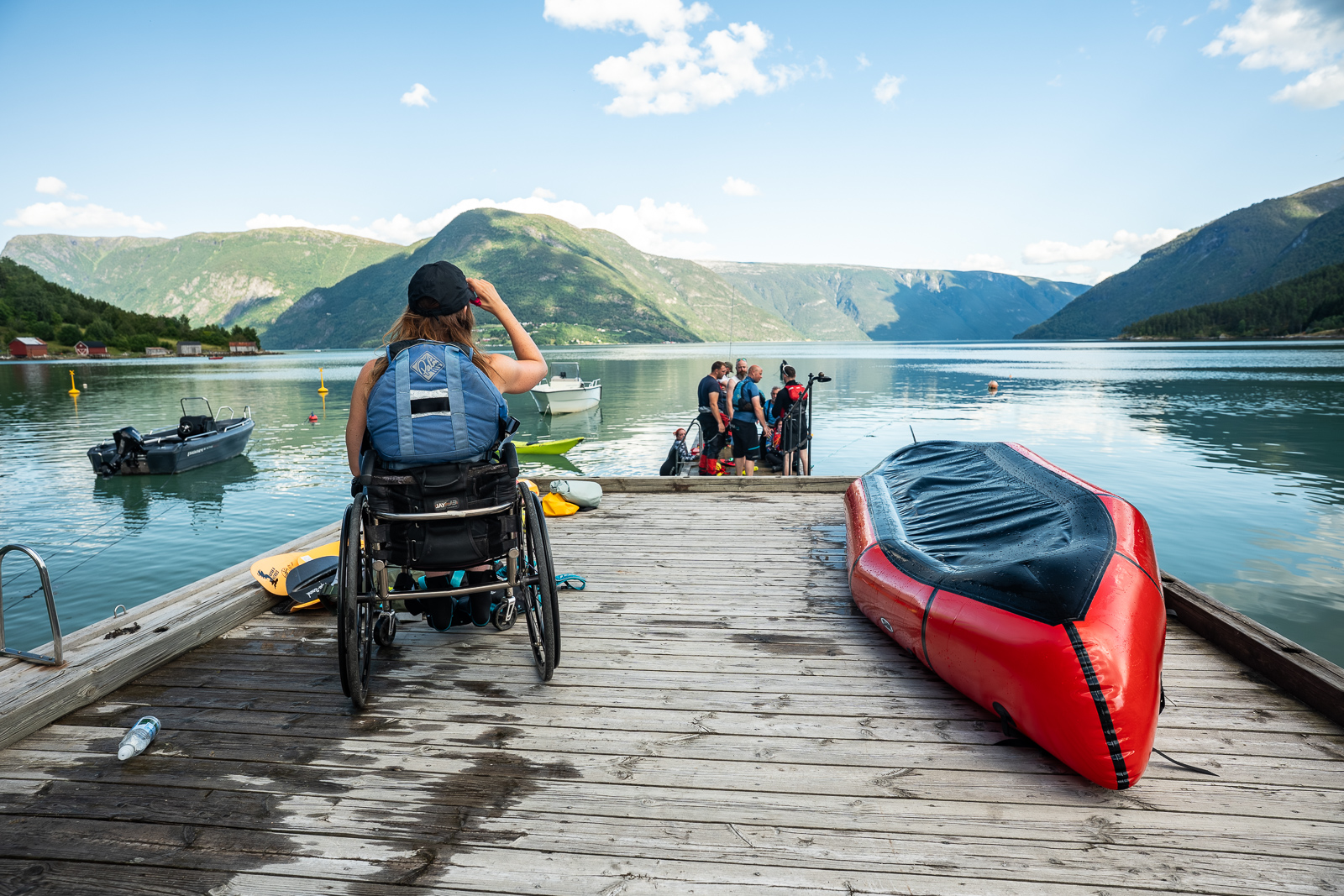 Adaptive expeditions lakeside tour with wheelchair