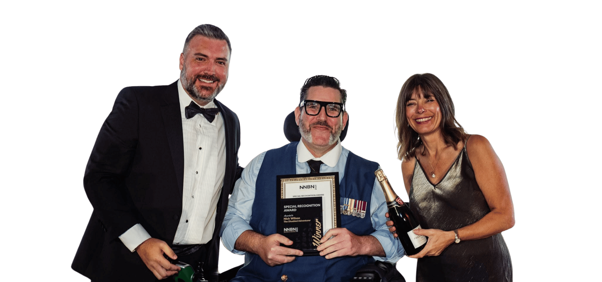 Nick Wilson The Disabled Adventurer Winning Special Recognition Award